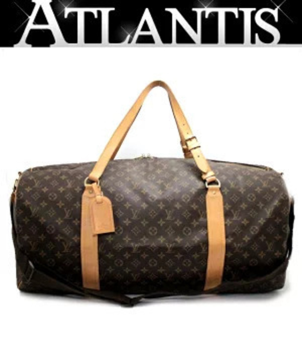 Louis Vuitton Sac Polochon Boston Bag Travel Monogram